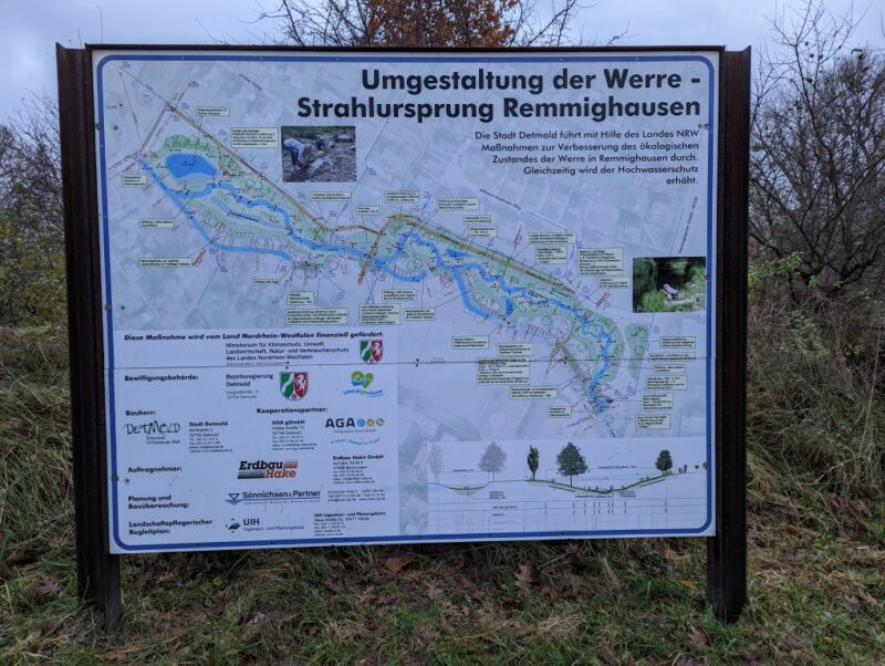 Umgestaltung Werre - Strahlursprung Remmighausen