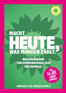 Das grüne Programm für die Kommunalwahl