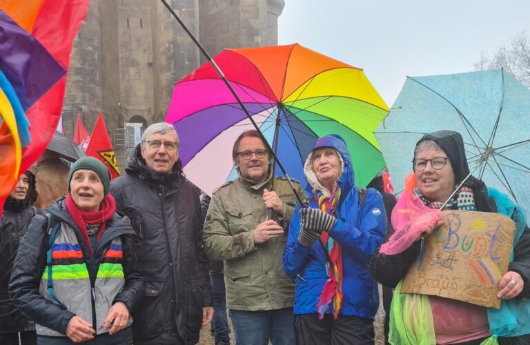 Breites Demokratiebündnis setzt Zeichen gegen AfD-Auftritt am Hermannsdenkmal